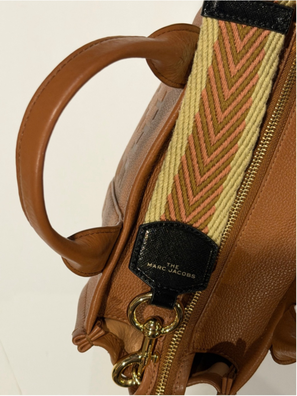 Marc Jacobs Leather Small Tote Argan Oil - EUC - Picture 6 of 11